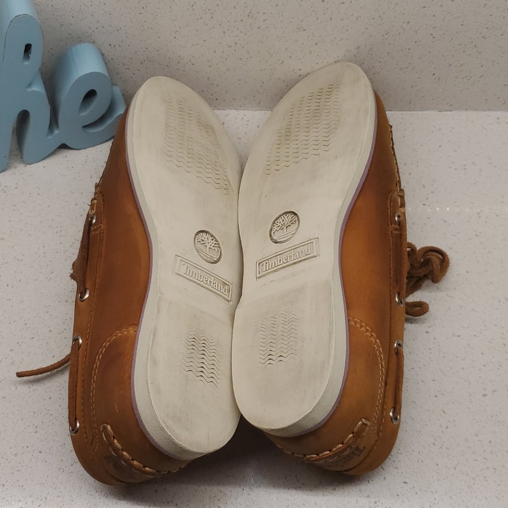 TIMBERLAND wms leather loafers (sz 6.5) - Picture 7 of 8